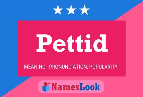 ملصق اسم Pettid