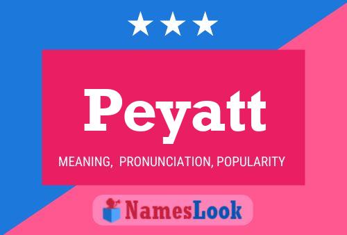 ملصق اسم Peyatt