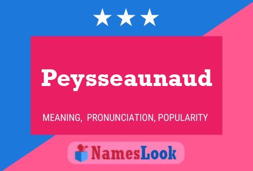 ملصق اسم Peysseaunaud