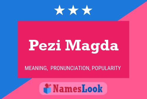 ملصق اسم Pezi Magda