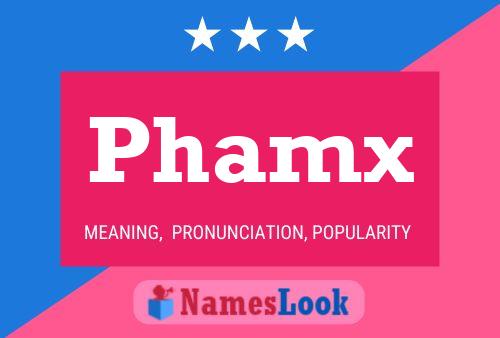 ملصق اسم Phamx