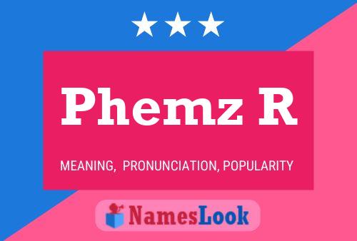 ملصق اسم Phemz R