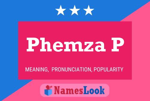 ملصق اسم Phemza P