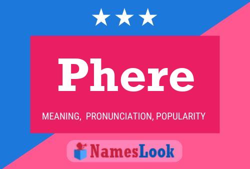 ملصق اسم Phere