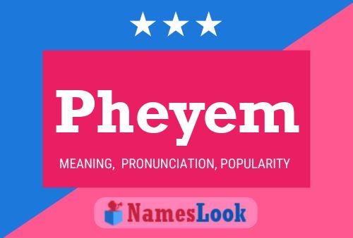 ملصق اسم Pheyem