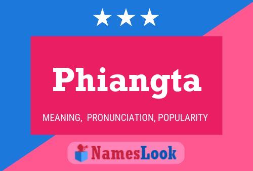 ملصق اسم Phiangta