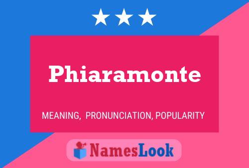 ملصق اسم Phiaramonte