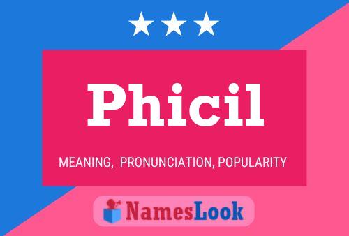 ملصق اسم Phicil