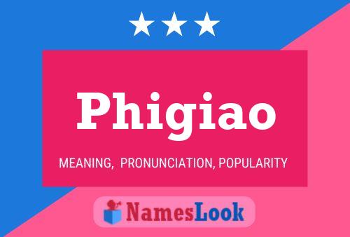 ملصق اسم Phigiao