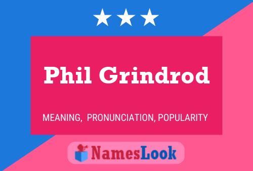 ملصق اسم Phil Grindrod