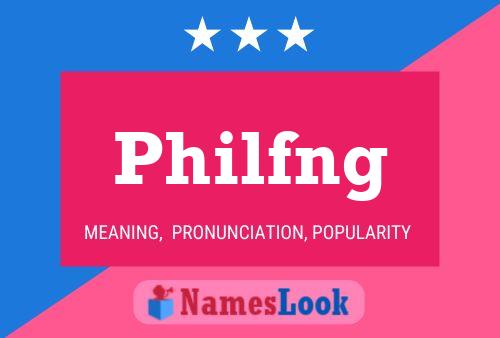 ملصق اسم Philfng