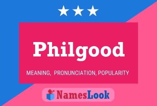 ملصق اسم Philgood