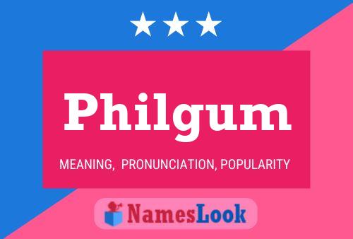 ملصق اسم Philgum