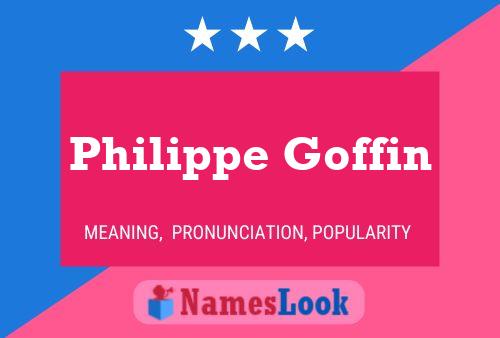 ملصق اسم Philippe Goffin