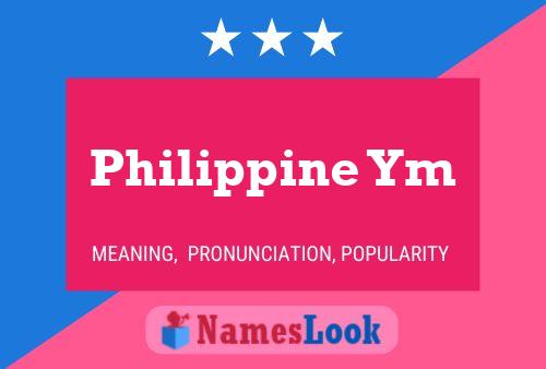 ملصق اسم Philippine Ym