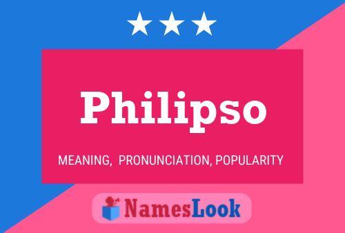 ملصق اسم Philipso