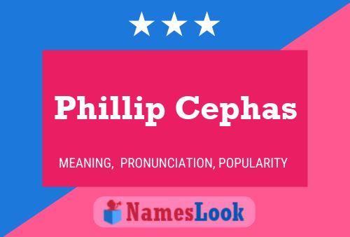 ملصق اسم Phillip Cephas