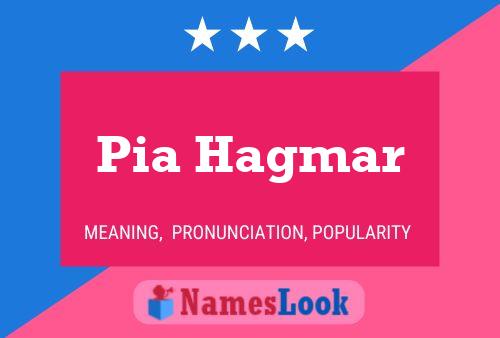 ملصق اسم Pia Hagmar