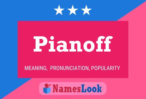 ملصق اسم Pianoff