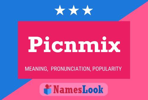 ملصق اسم Picnmix