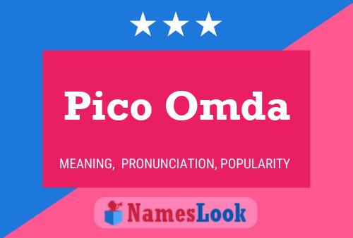 ملصق اسم Pico Omda