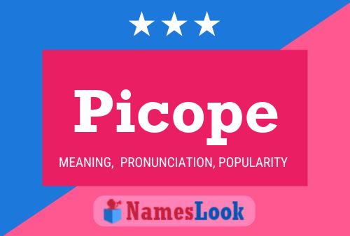 ملصق اسم Picope