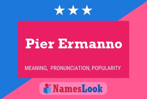 ملصق اسم Pier Ermanno