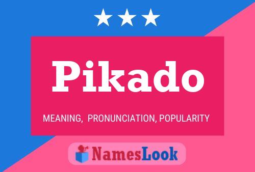 ملصق اسم Pikado