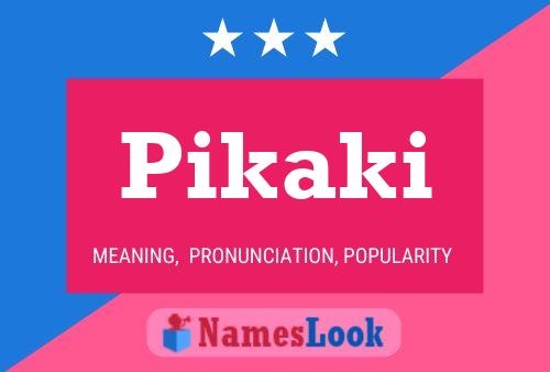 ملصق اسم Pikaki