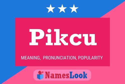 ملصق اسم Pikcu