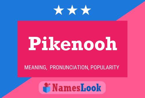 ملصق اسم Pikenooh