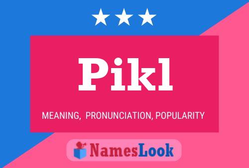 ملصق اسم Pikl