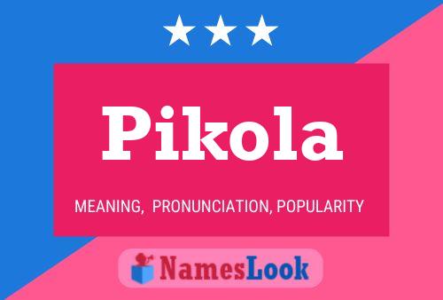 ملصق اسم Pikola