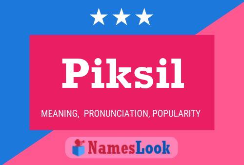 ملصق اسم Piksil