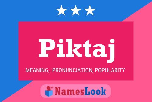 ملصق اسم Piktaj