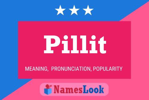 ملصق اسم Pillit