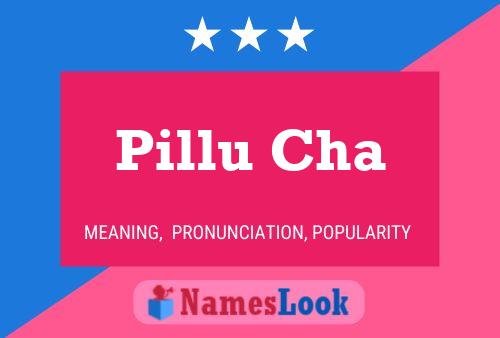 ملصق اسم Pillu Cha