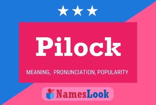 ملصق اسم Pilock