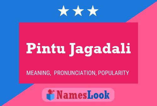 ملصق اسم Pintu Jagadali