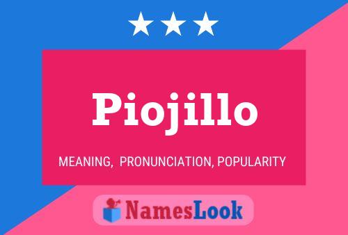 ملصق اسم Piojillo