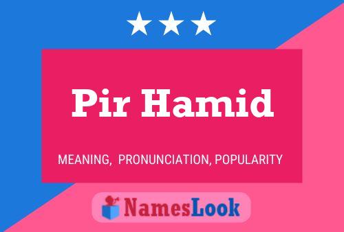 ملصق اسم Pir Hamid