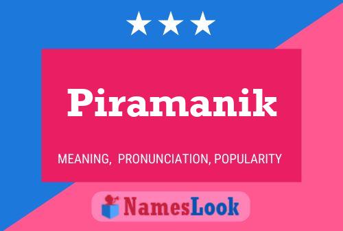 ملصق اسم Piramanik