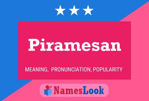 ملصق اسم Piramesan