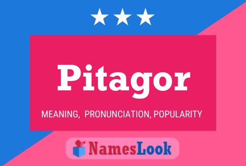 ملصق اسم Pitagor