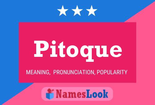 ملصق اسم Pitoque