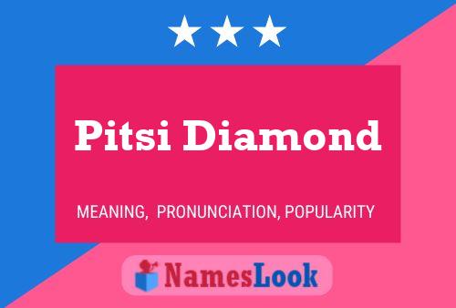 ملصق اسم Pitsi Diamond