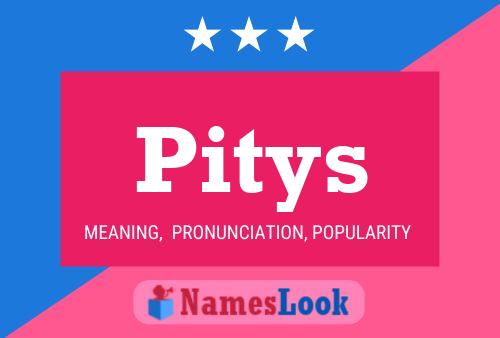 ملصق اسم Pitys