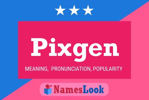 ملصق اسم Pixgen