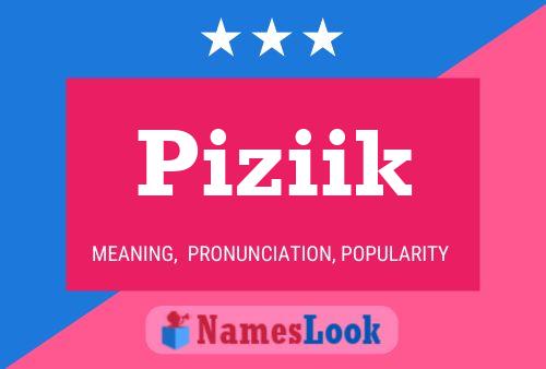 ملصق اسم Piziik