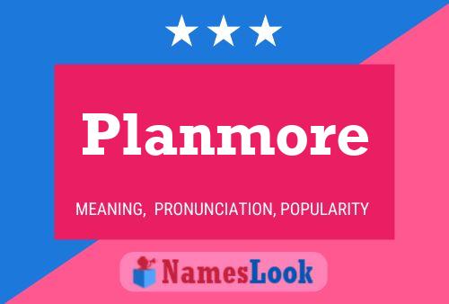 ملصق اسم Planmore